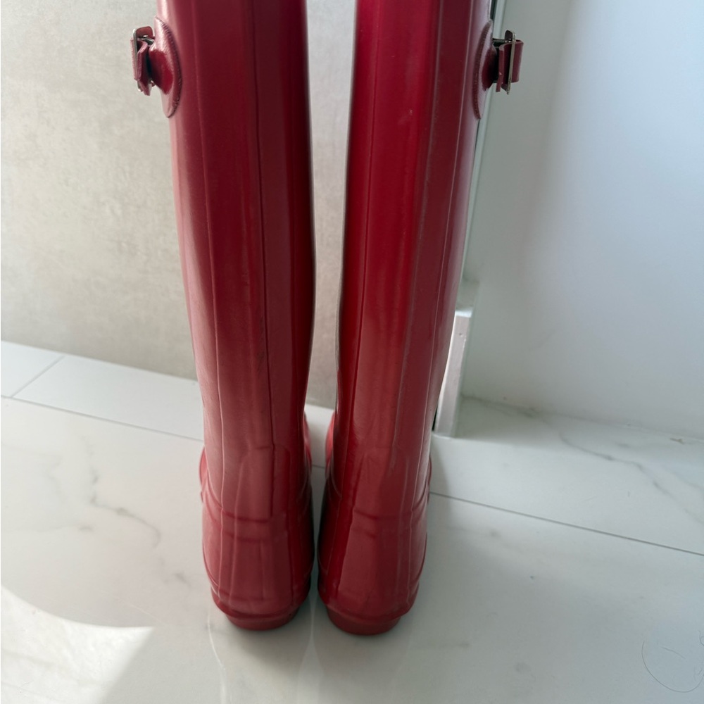 HUNTER red rain boots - Picture 3 of 6